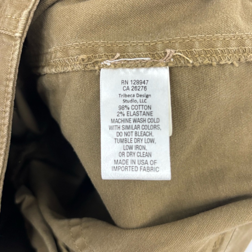 NILI LOTAN Jenna Pant Olive Green Sz 8 - Picture 11 of 16